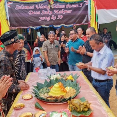 Dihari Jadi Ke -39 Tahun Dusun 5 Campur Sari Desa Suka Makmur, Ketua Tim Sampaikan Salah Satu Program Unggulan Berlian