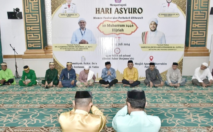 Bupati Saipul Mbuinga Dan Wabup Suharsi Igirisa Hadiri Perayaan 10 Muharram 1446 H