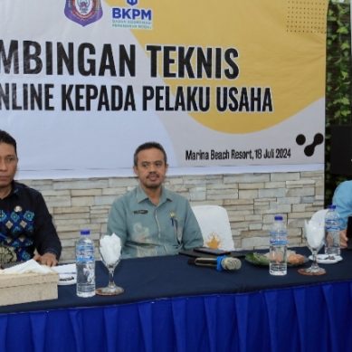 PM-PTSP Gorontalo Gelar Bimtek Tata Cara Pengisian LKPM Online Bagi Pelaku Usaha