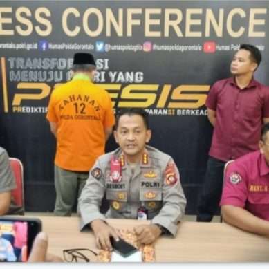 Ditkrimsus Polda Gorontalo Amankan Pelaku Dugaan Tindak Pidana Korupsi di Disparpora