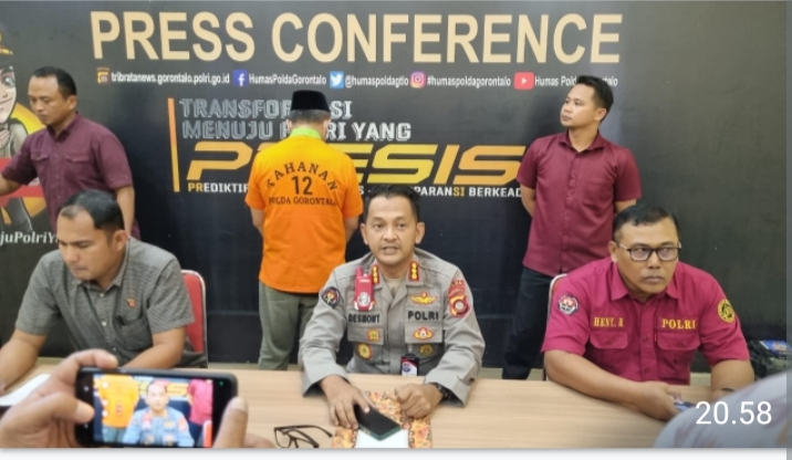 Ditkrimsus Polda Gorontalo Amankan Pelaku Dugaan Tindak Pidana Korupsi di Disparpora