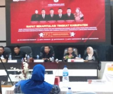 KPU Pohuwato Umumkan Rekapitulasi Perolehan Suara Calon Anggota DPRD Provinsi Dapil VI
