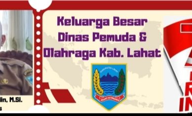 Keluarga Besar Dinas Pemuda & Olahraga Kab. Lahat Propinsi Sumatera Selatan Mengucapkan : Selamat Memperingati HUT RI Ke- 79 Tahun 2024 Semoga Republik Indonesia Semakin Jaya