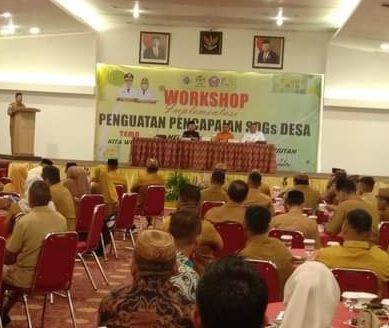 Dari Workshop Implementasi Penguatan Pencapaian SDGs Desa, Ini Harapan Bupati Saipul Mbuinga