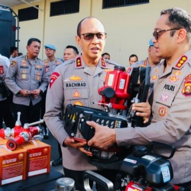 Cek Perlengkapan Pemadam Karhutla, Irjen Rachmad Wibowo : Kita Siapkan Personel dan Peralatannya