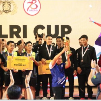 Jenderal Sigit Sebut Turnamen Bulutangkis Kapolri Cup Pintu Masuk Mengikuti Kejuaraan Nasional dan Internasional