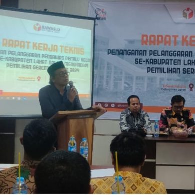 Jelang Pilkada Serentak Tahun 2024, Bawaslu Lahat Gelar Rapat Kerja Teknis