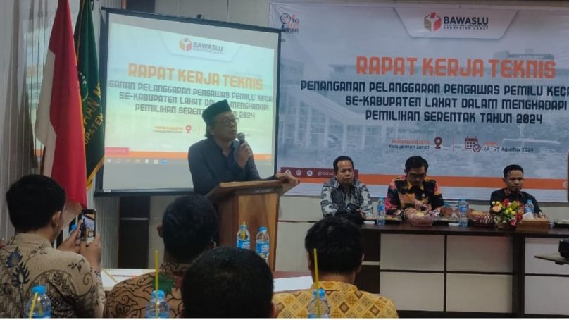 Jelang Pilkada Serentak Tahun 2024, Bawaslu Lahat Gelar Rapat Kerja Teknis