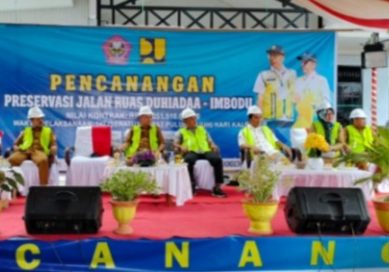 Di Bandrol 73 Milyar, Pekerjaan Jalan Ruas Duhiadaa Mulai Di Kerjakan