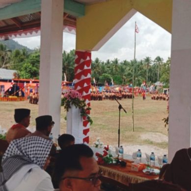 Camat Taluditi Tinjau Persiapan Pembukaan Perkemahan