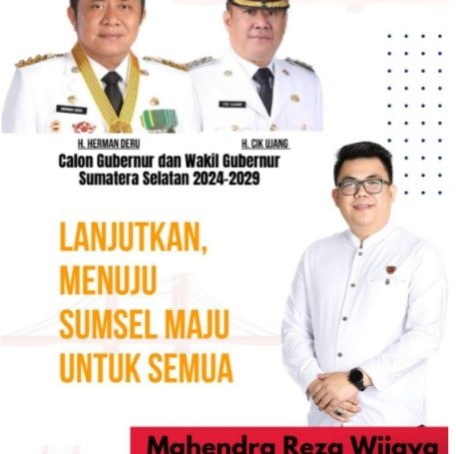 Mundurnya Pasang Calon Gubernur Sumsel Hapal dari Pilkada, Ini Respon Ketua Relawan HD- CU