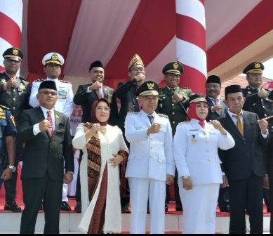 HUT Proklamasi Tahun 2024, Momen Berpisahnya Kebersamaan Dua Tokoh Penting  Pohuwato.