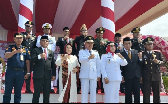 HUT Proklamasi Tahun 2024, Momen Berpisahnya Kebersamaan Dua Tokoh Penting Pohuwato.