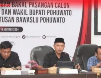 Hasil Pleno KPU TMS, Bapaslon Jalur Perseorangan Salahudin – Vicky Tak Bisa Lanjut Kependaftaran