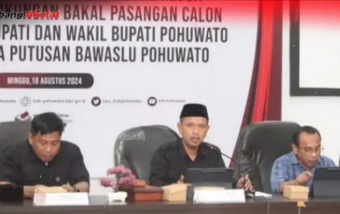Hasil Pleno KPU TMS, Bapaslon Jalur Perseorangan Salahudin – Vicky Tak Bisa Lanjut Kependaftaran