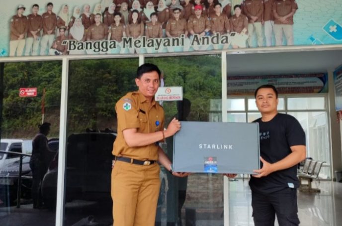 Miliki Kekuatan 165 MBPS, Puskesmas Pancakarsa 2 Miliki Starlink