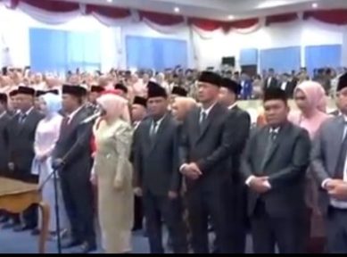 Sebanyak 40 Anggota DPRD Kab Lahat Terpilih Masa Jabatan 2024- 2029 Resmi Dilantik