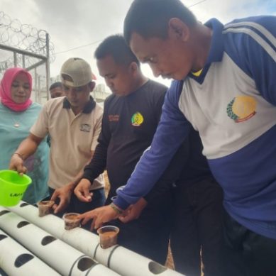 Napi Lapas Pohuwato dilatih  pertanian modern