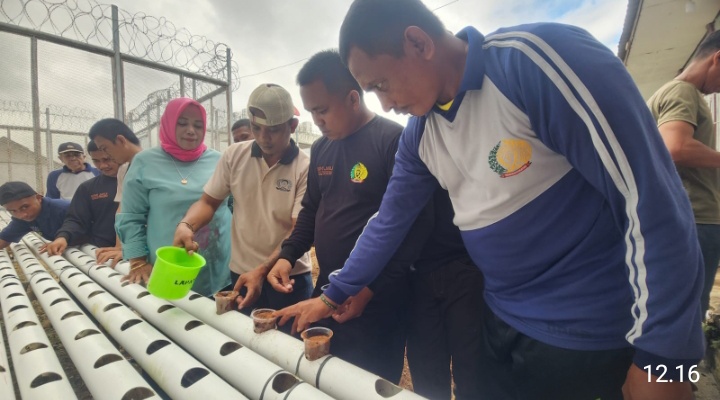 Napi Lapas Pohuwato dilatih pertanian modern