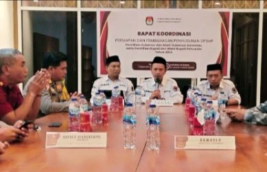 KPU Pohuwato Gelar Rapat Koordinasi Penyusunan DPSHP