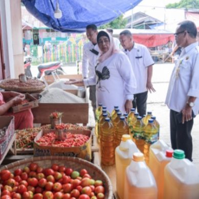 Wabup Suhasi Igirisa Sidak Pasar Tradisional Marisa