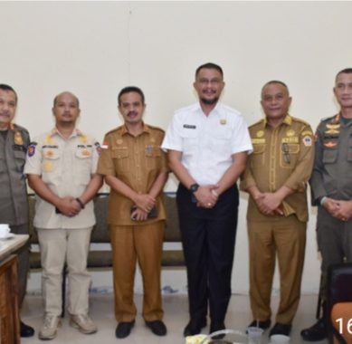 Persiapan Apel Siaga, Kasatpol PP Gorontalo Temui Sekda Pohuwato