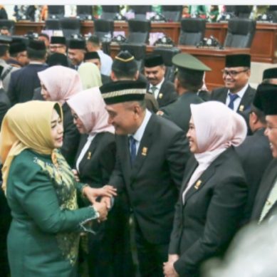 Wabup Suharsi Igirisa Hadiri Pelantikan Anggota DPRD Provinsi Gorontalo