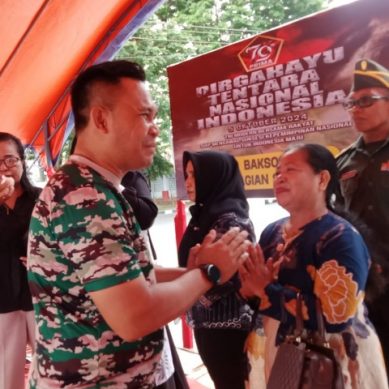 Meriahkan HUT TNI Ke 79 Tahun 2024, Kodim 1307/Poso Menggelar Bhakti Sosial