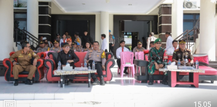 Sekda Iskandar Datau Hadiri Apel Pasukan Operasi Zebra Otanaha 2024