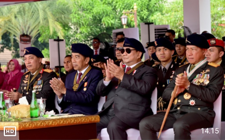 Presiden Jokowi Hadiri Apel Kesiapan Pengamanan Pelantikan Presiden dan Wakil Presiden 2024