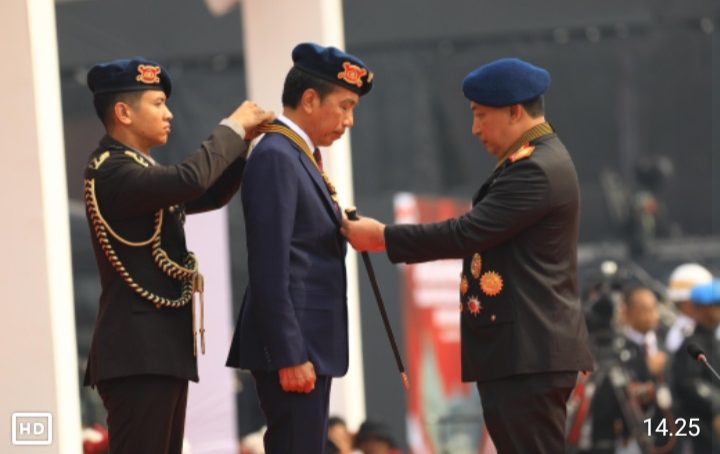 Anugerahi Presiden Jokowi Loka Praja Samrakshana, Kapolri: Bentuk Penghormatan Institusi