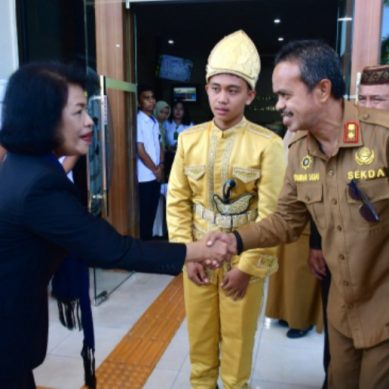 Kunker Ketua PT Gorontalo DiSambut Sekda Dan Jajaran Forkopimda Pohuwato
