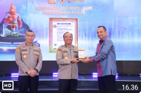 Raih ISO 9001:2015, SSDM Polri Terus Tingkatkan Kualitas Rekrutmen Anggota*