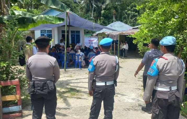 Satgas OMP Polda Gorontalo Terus Jaga Keamanan Kampanye Dialogis Paslon