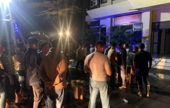 Mako Polda Gorontalo Terbakr, Api Berasal dari Ruangan Biro Operasional