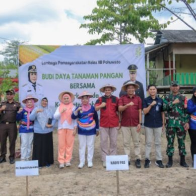 Plt Bupati, dan Forkopimda Gelar Penanaman Budidaya Tanaman Pangan