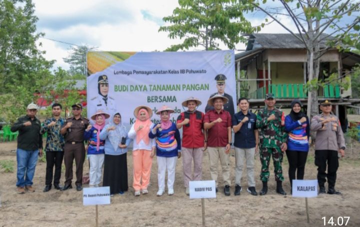Plt Bupati, dan Forkopimda Gelar Penanaman Budidaya Tanaman Pangan