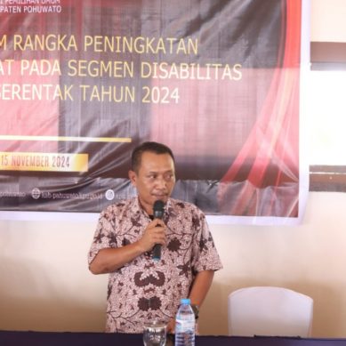 KPU Pohuwato Tingkatkan Partisipasi Pemilih Kelompok Disabilitas