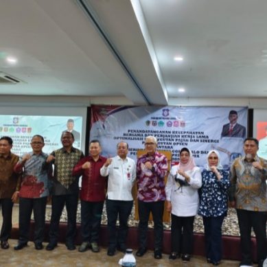 Perjanjian Kerjasama Antara Pemprov Gorontalo Dan Kabupaten Kota Di Sepakati