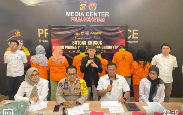 Ditreskrimum Polda Gorontalo Amankan 6 Pelaku dengan Modus Aplikasi Michat