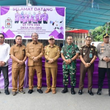 Bupati Pohuwato Dan Sekdaprov Monitoring Kesiapan Pilkada Serentak 2024