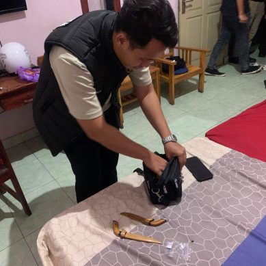 Bawa Sajam, Pasutri Diamankan Saat Operasi Pekat Otanaha II