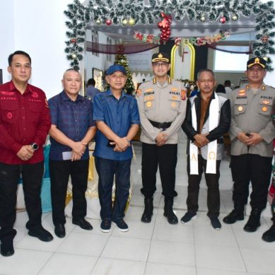Pastikan Natal Aman, Bupati Pohuwato Dan Karo Rena Polda Gorontalo, Pantau Sejumlah Gereja