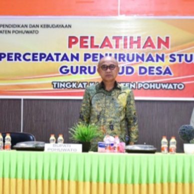 Bupati Pohuwato; “Ciptakan lingkungan Paud yang mendukung tumbuh kembang anak secara optimal, baik secara fisik maupun psikologis”.