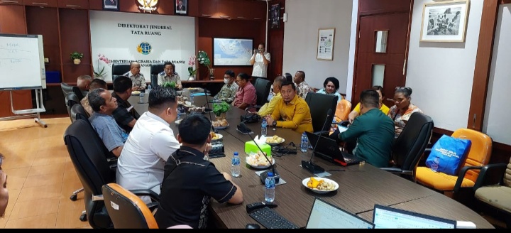 Bupati Pohuwato Saipul Mbuinga Sambangi Kementerian ATR/BPN