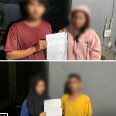 Polda Gorontalo Amankan Pasangan Bukan Suami-Istri dan Minuman Keras