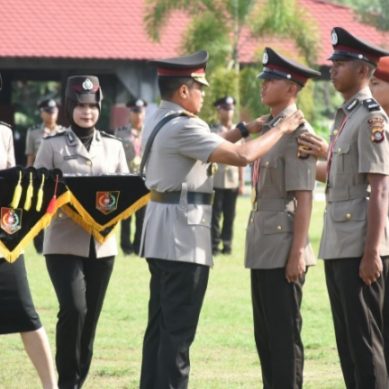 Polda Gorontalo Lantik 107 Bintara Polri Gelombang II Tahun 2024