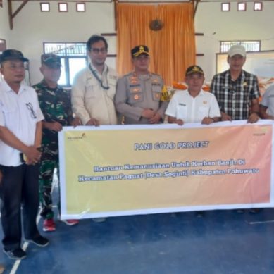 PGP Sentuh Warga Paguat Dengan Bantuan Kemanusiaan