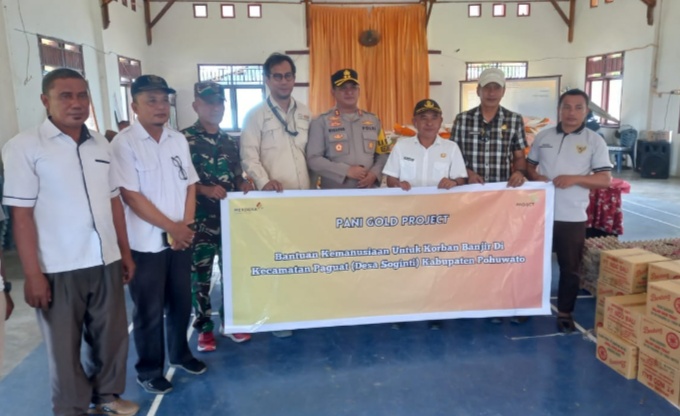 PGP Sentuh Warga Paguat Dengan Bantuan Kemanusiaan