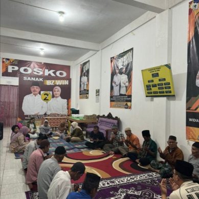 Kegiatan Doa & Baca Surat Yasin di Posko Kemenangan BZ- WIN Terus Dilakukan Sampai Hari Pelantikan BZ- Win